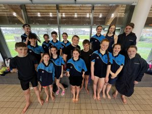 Portsmouth Novice meet swimmers